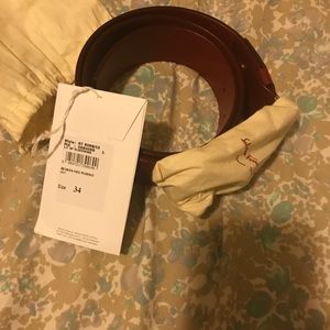 brand new Big Buckle feragamo belt red authentic